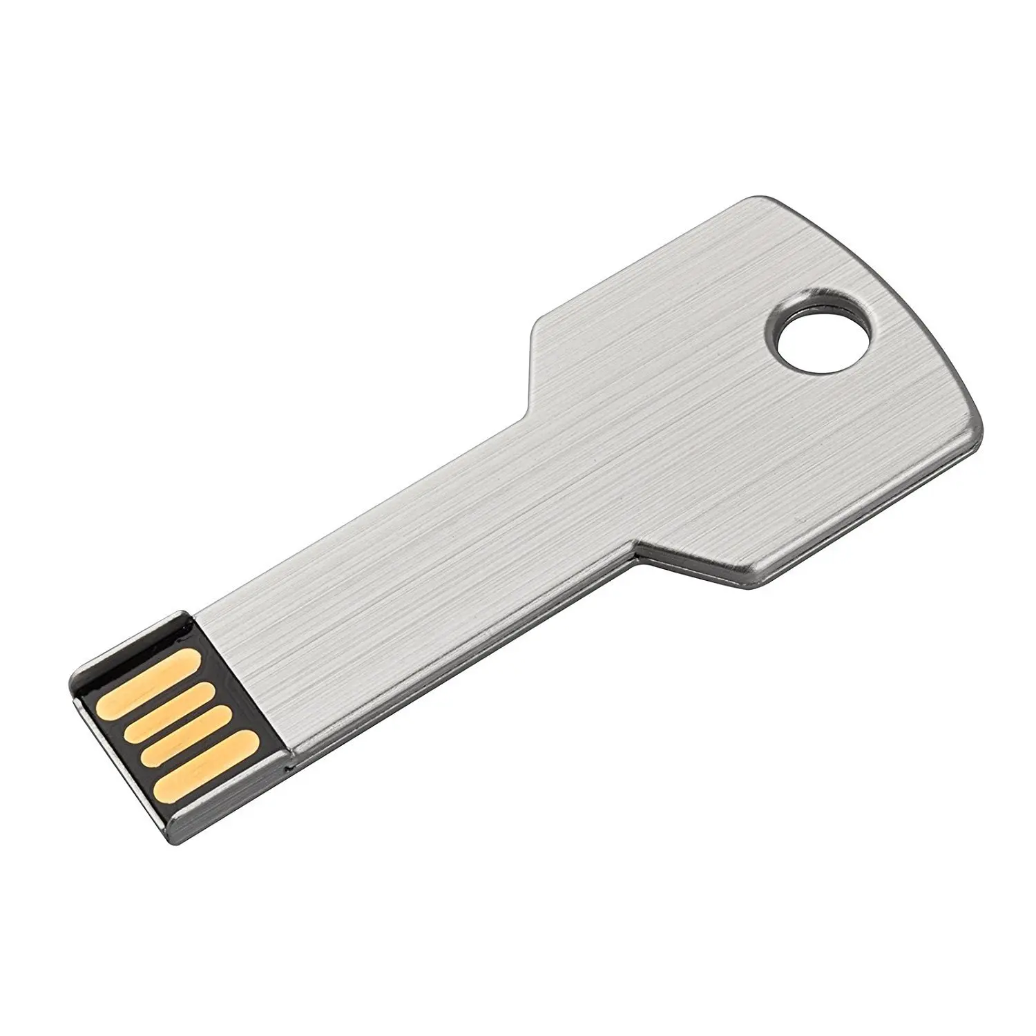 promotional gifts customized logo metal key shape USB flash drive