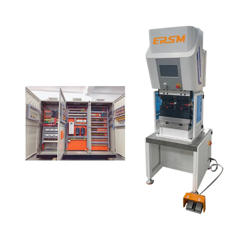 High Precision 6Ton 400mm Bending Length 2-3 axis Single Servo Motor Mini Electric Press Brake