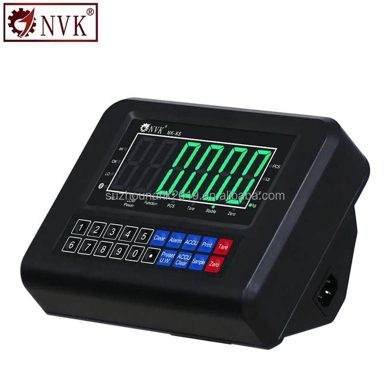 NVK K8 LED Display Weighing Scale Indicator Digital Weight Indicator for Bench Scale