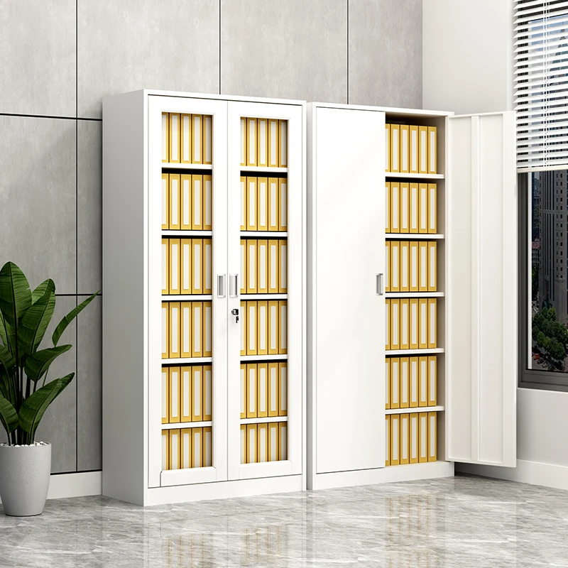 Коммерческий офисный металлический шкаф для хранения документов с ящиками