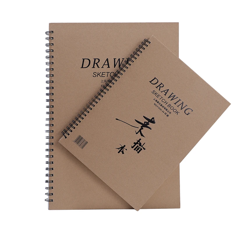 Professional Art Students Coil Binding Drawing Sketch Book Blank Paper Spiral Bound Sketchbook