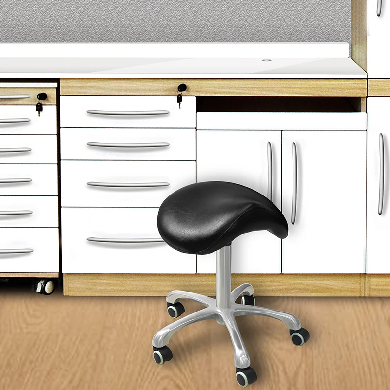 Medical Standard Dental Mobile Chair Beauty Lab Furniture Saddle Stool Adjustable Dental Doctor Stool