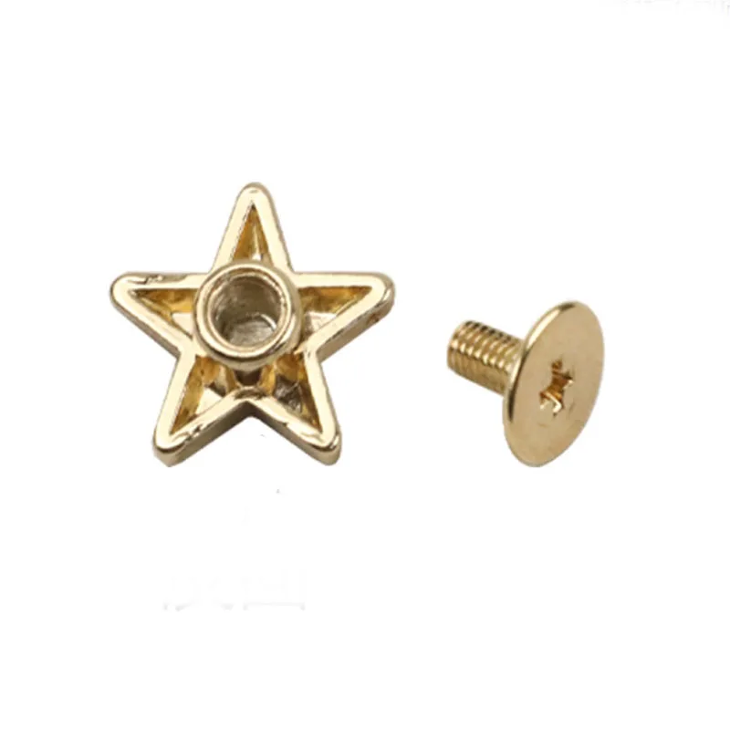 Star bag Handbag Decorative foot rivets screw Zinc alloy external diameter 12mm bag accessories Screws foot nails