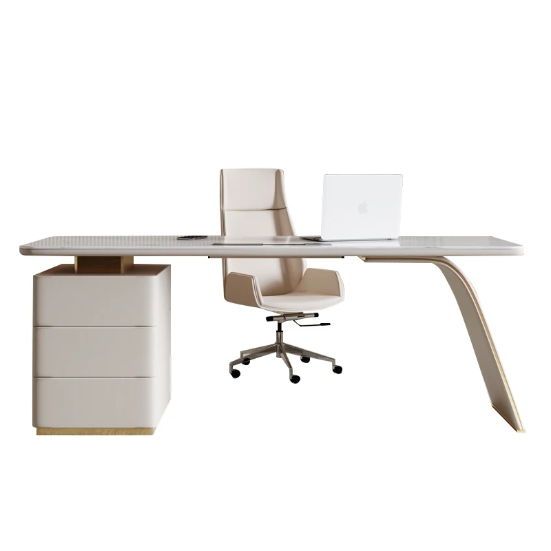 Factory price Ceo Boss Manager Office Working Desk Computer Table Executive Desk Medical Beauty Agency Consulting Desk