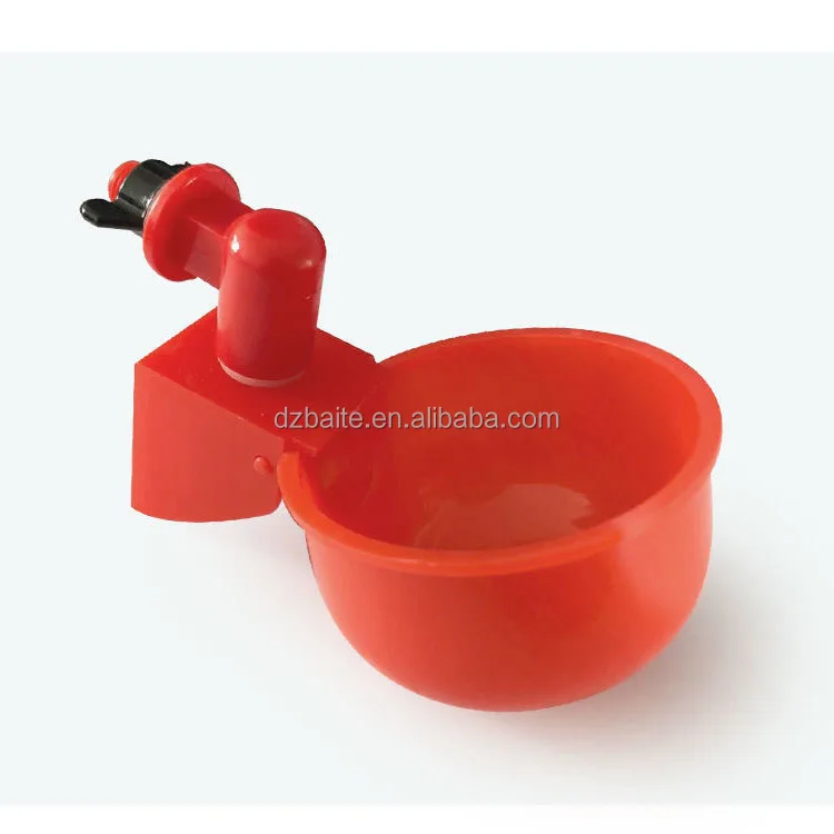 Poultry farm automatic chick broiler water nipple cup chicken nipple drinker poultry cage drinking bowl system