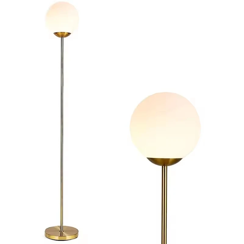 Светильник напольный из матового стекла