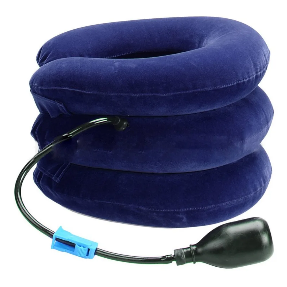Manufacturer Medical Equipment 3 Layers Air Neck Traction Relive Pain Cervical Neck Traction Device
