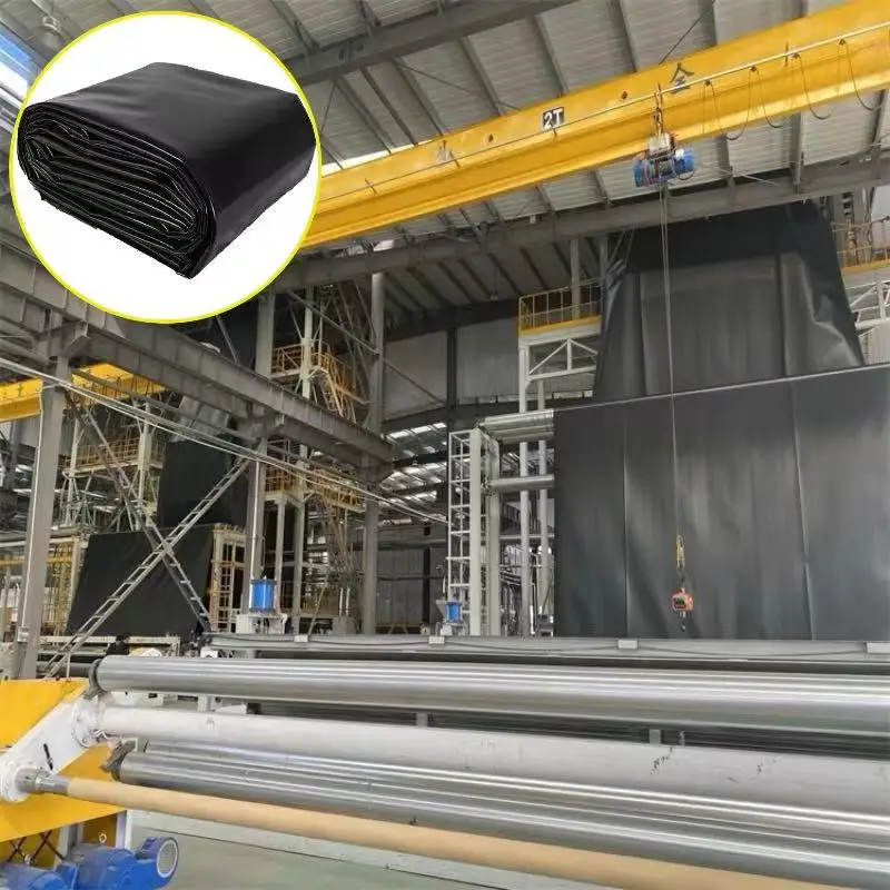 При строительстве Биогазового варочного котла на ферме используется 100% новая геомембранная пленка HDPE 1 0 мм 5