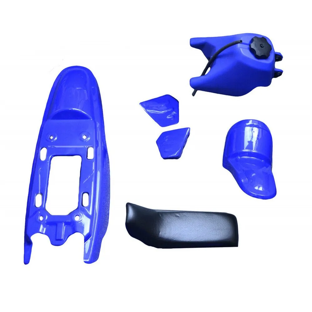 Пластиковый комплект для кузова мотоцикла PW50, PW50, PW 50, PY50, PY 50, комплект голубых пластиковых крыльев