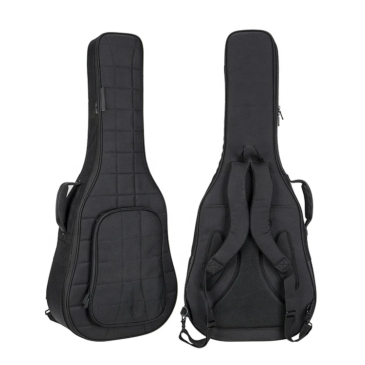 New Arrival High-end Deluxe Cube Design Thick Padded Polyester Guitar Case Soft Acoustic Guitar Bag