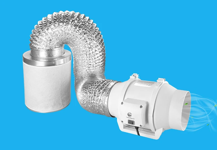 Aluminum Foil Round Flexible Duct Waterproof  4/6/8 inch Ventilation Pipe
