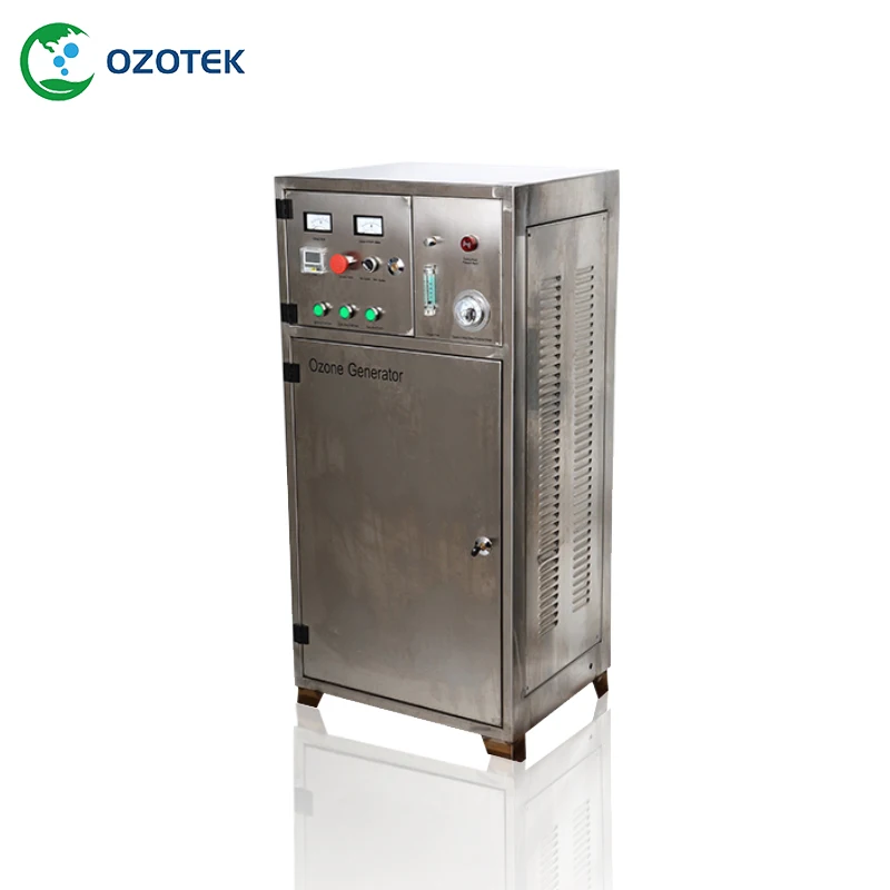 OZOTEK ozone water purifier machine industrial 60G/H 100-145 mg/l both air cooling & water cooling used water treatment