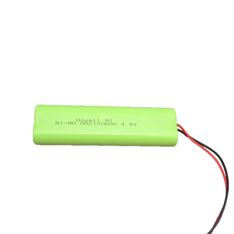 Custom Nimh 4.8V AA2100 Nickel Metal Hydride Battery Pack Rechargeable AA 1600mAh 1.2V Battery