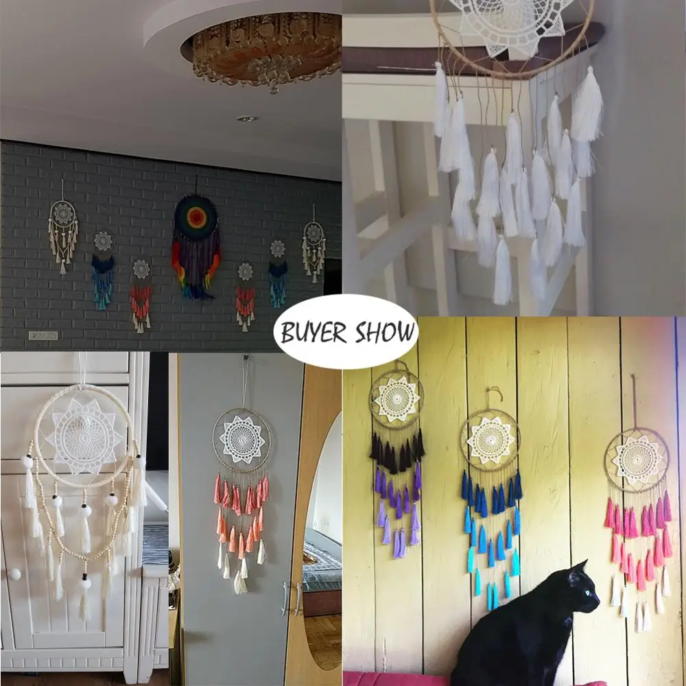  Artilady DreamCatcher Wedding Decoration Gift Room Handmade Large Dream Catcher For