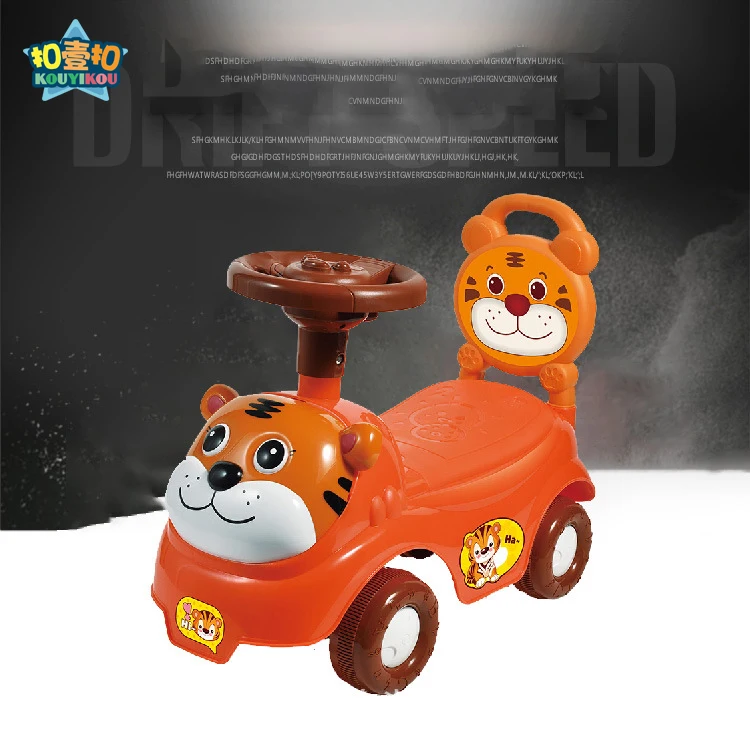 2023 Cartoon Toy Cars For Kids to Drive Steering Wheel Ride On Baby Car Baby Walker Ride On Car Toys Kids