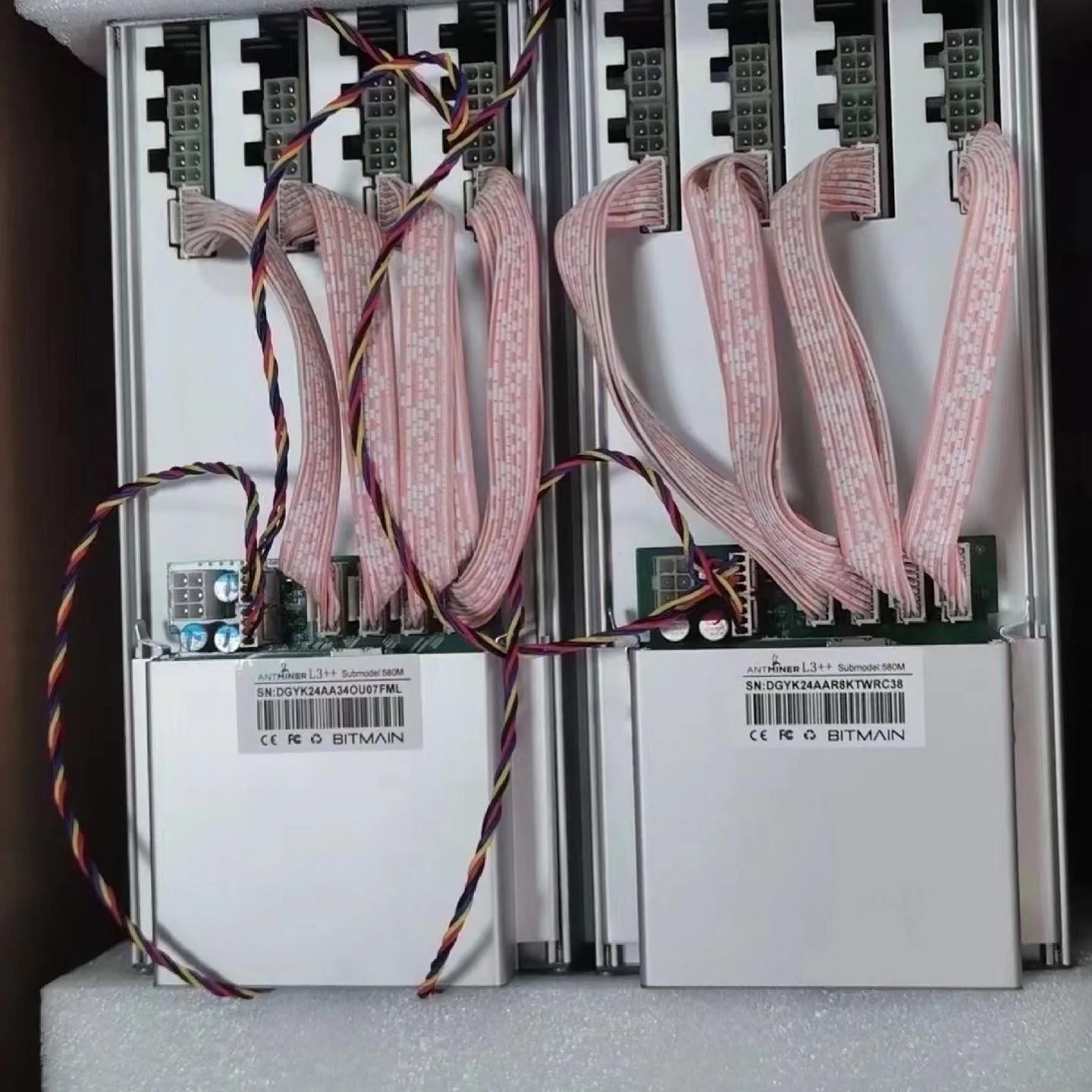 Antminer L3 + Майнер для майнинга с помощью майнинга с системой майнинга асик L3 + 504mh/s Scrypt, майнинговый аппарат с блоком питания Bitmain Antminer L3 с блоком питания