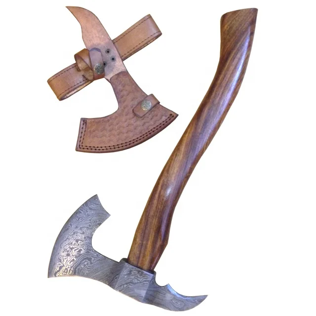 
Damascus Axe Handmade Twist Steel Hunting Camping Crafts Amazing Gift 