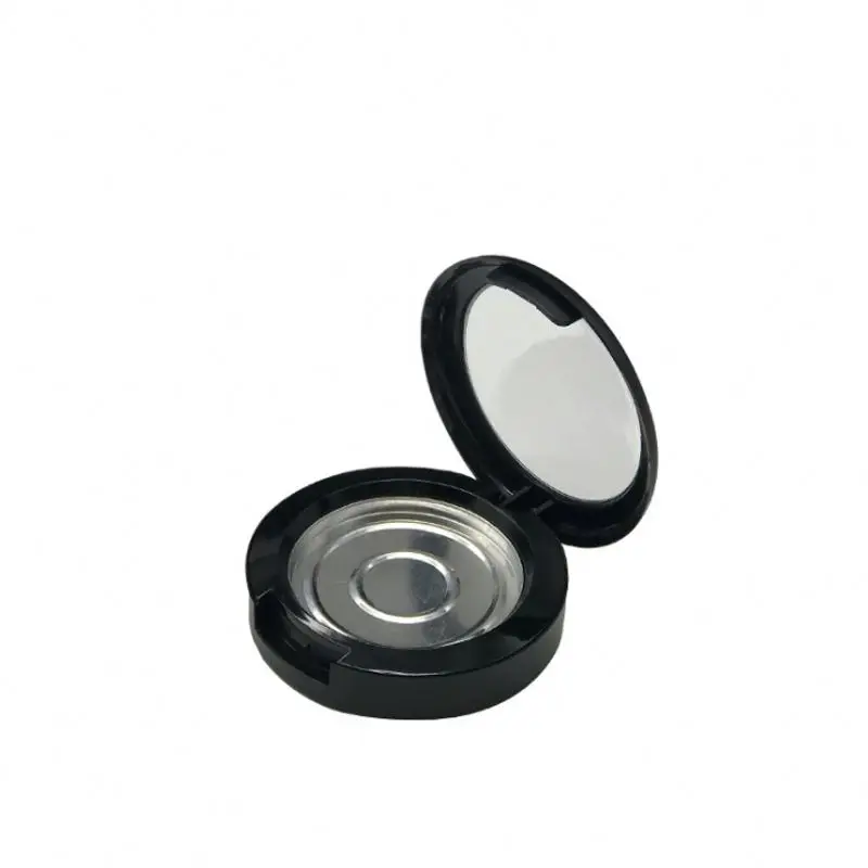 Hot Sell in stock and ready to ship Empty 3-5g Matt Black Powder Box Silk Printing supported