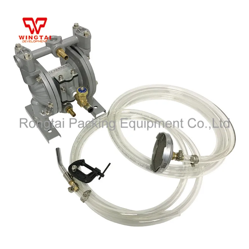 Double Ways Air Pneumatic Diaphragm Pump For Printing Machine Liquid Ink Oil Fluid 15L 3/8 Inch BML-10