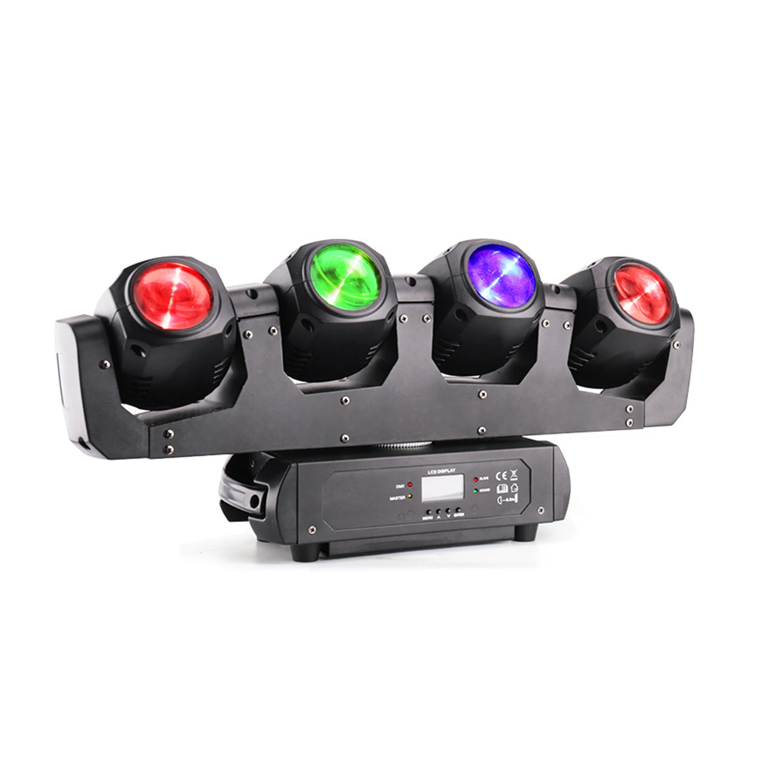 LED Quad Shaker Four Head Moving Head Stage Light for Concerts Nightclubs Corporate Events Festivals Weddings Fashion Shows