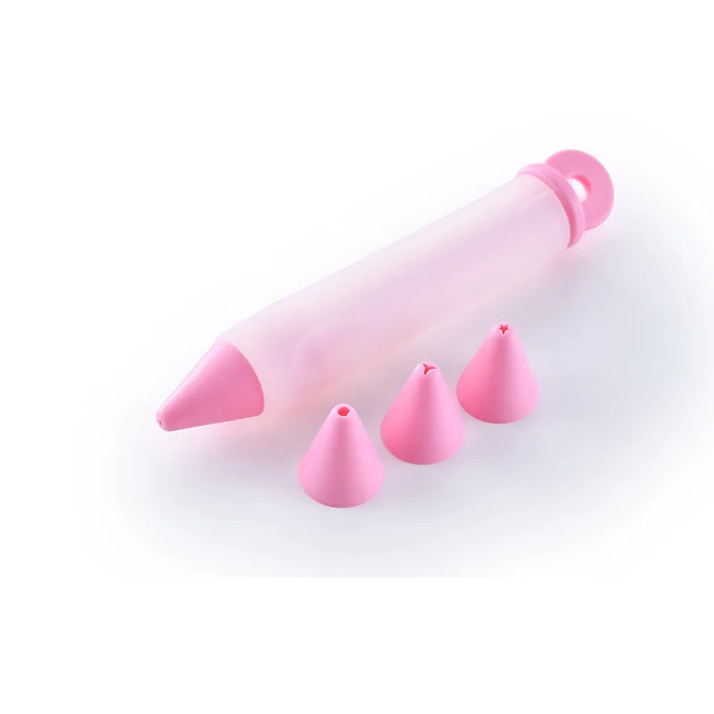 Силиконовая ручка для украшения тортов, печенья, глазури, шприц, ручка для шоколадной тарелки с кремом