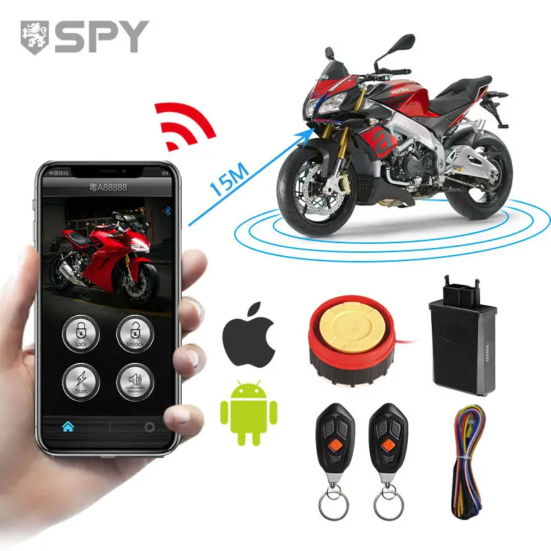Wholesale Anti-Theft Motorcycle Security Alarm System Remote Control Scooter Motorbike Bike Moto  Motor Alarm System