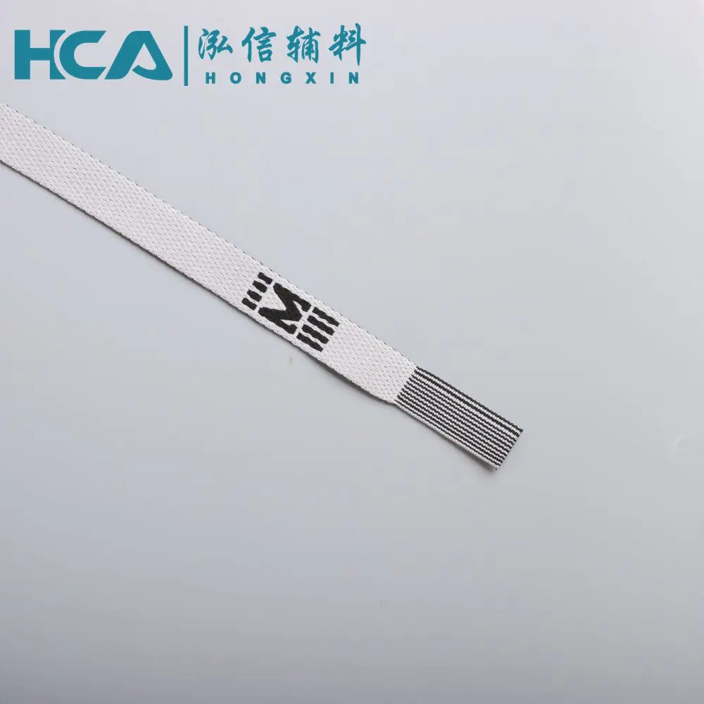 56inch Wholesale soft nylon woven jacquard customized logo hoodie drawstring flat draw cords for short pants sweatpants