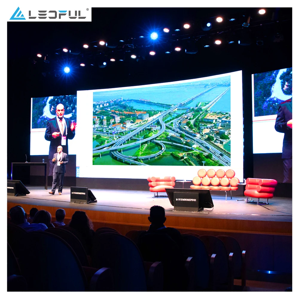 All Weather Resistant Front Service SMD 500*1000mm Rental Outdoor P6.2 LED Wall Display for Events