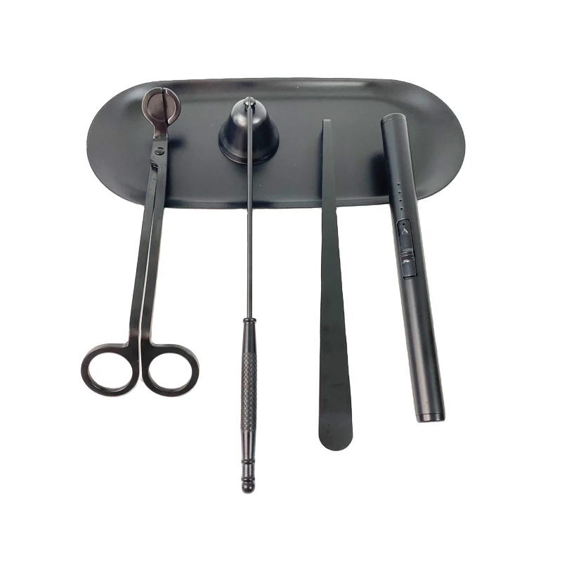 Stainless Steal Candle Care 3 In 1 Candle Care Tools Kit Accessory Set Wick Trimmer Cutter Candle Care Set
