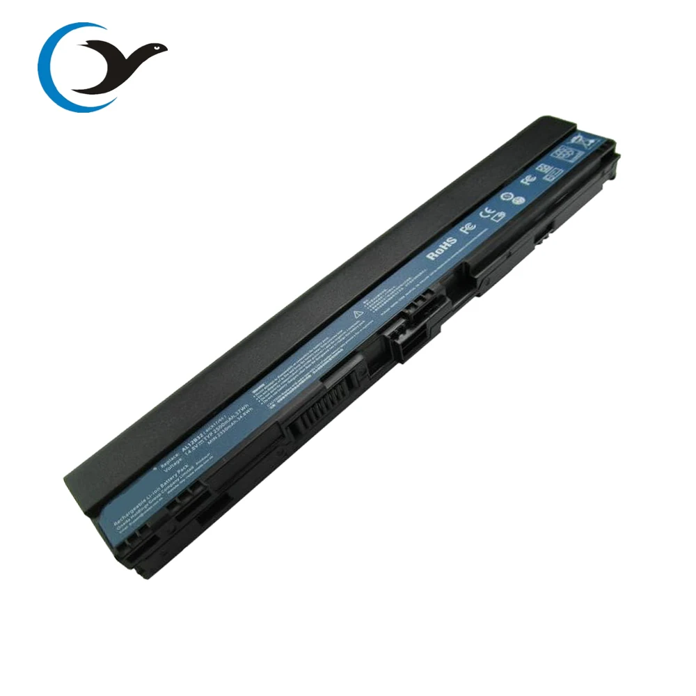 Высокое качество 14 4 v 2200 мА/ч AL12B32 Аккумулятор для ноутбука Acer Aspire One 756 725 серии AL12X32 AL12A31 AL12B31 батарея