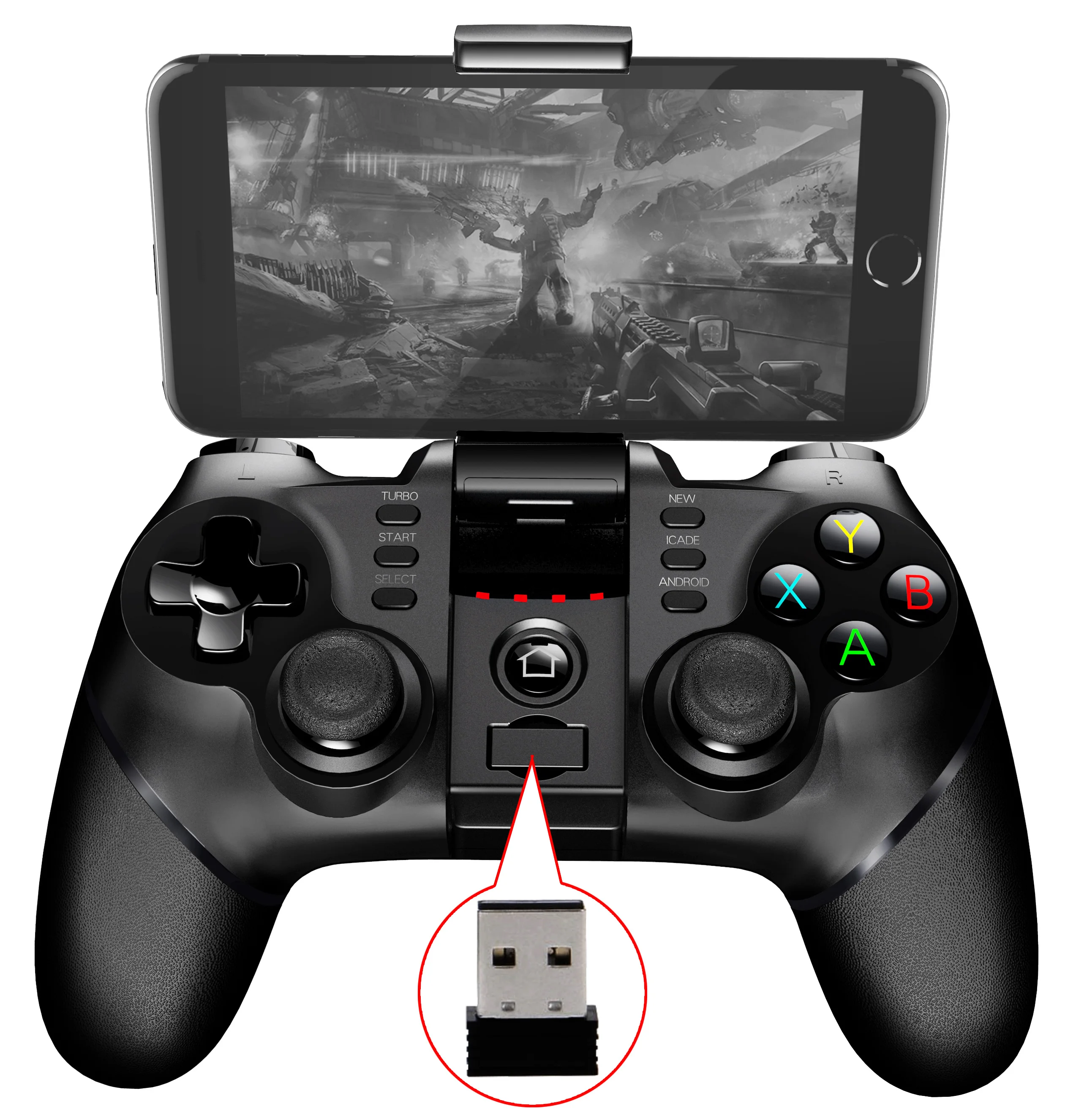 Ipega PG-9076 беспроводной BT и 2 4 г игровой джойстик контроллер для Android/IOS/ТВ/PC