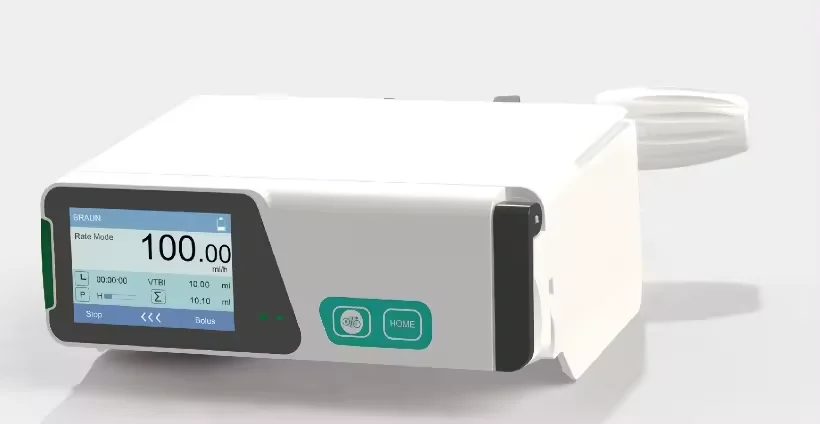Volumetric Peristaltic IV Set Infusion Pump with Drug Library