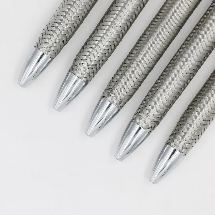 Promotional Ball Pen,Stainless Steel Wire Braid Metal Pen