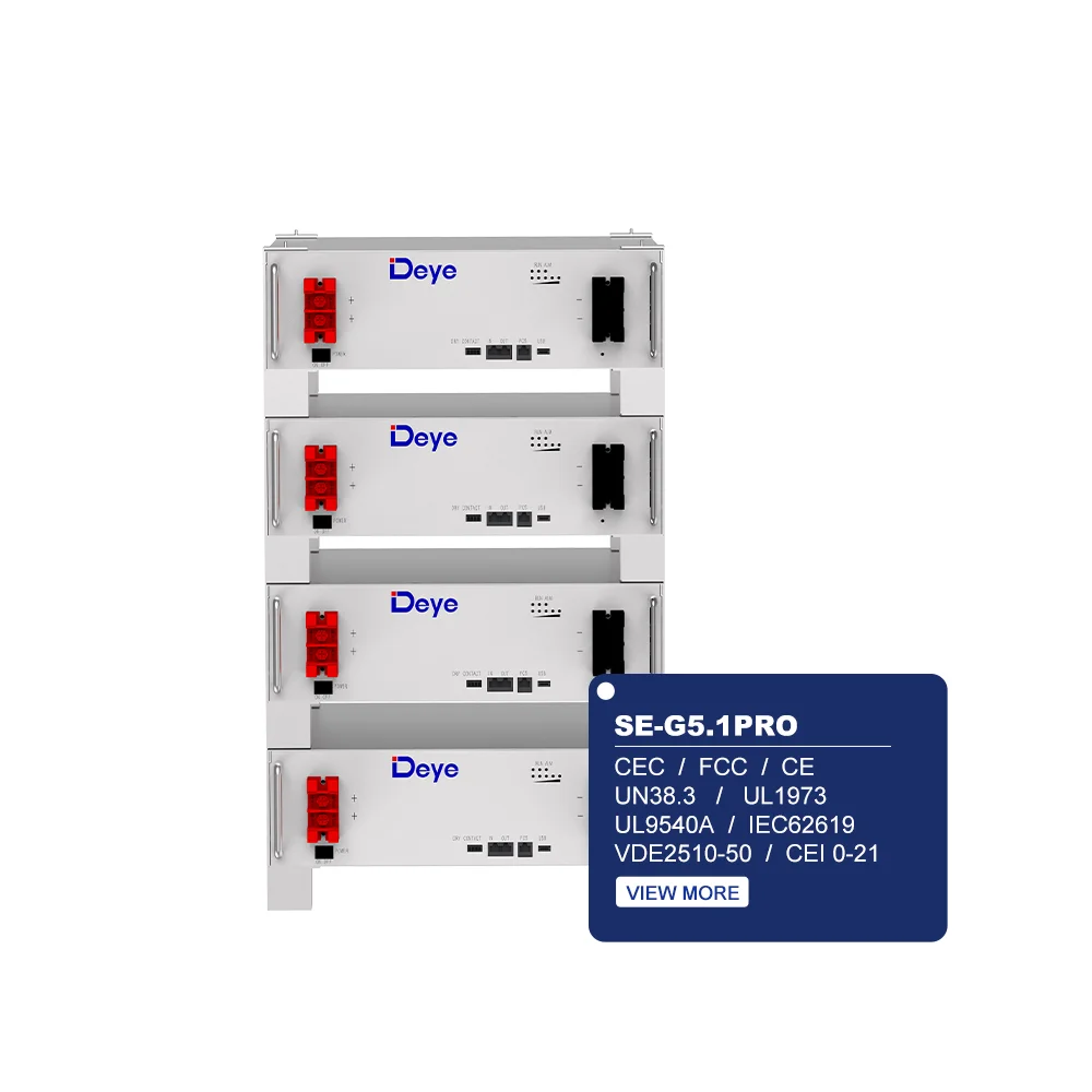 Deye ESS SE-G5.1 Pro and Sun 10K-SG04LP3-EU Hybrid Inverter Home Energy Storage Solutions Solar energy Solution