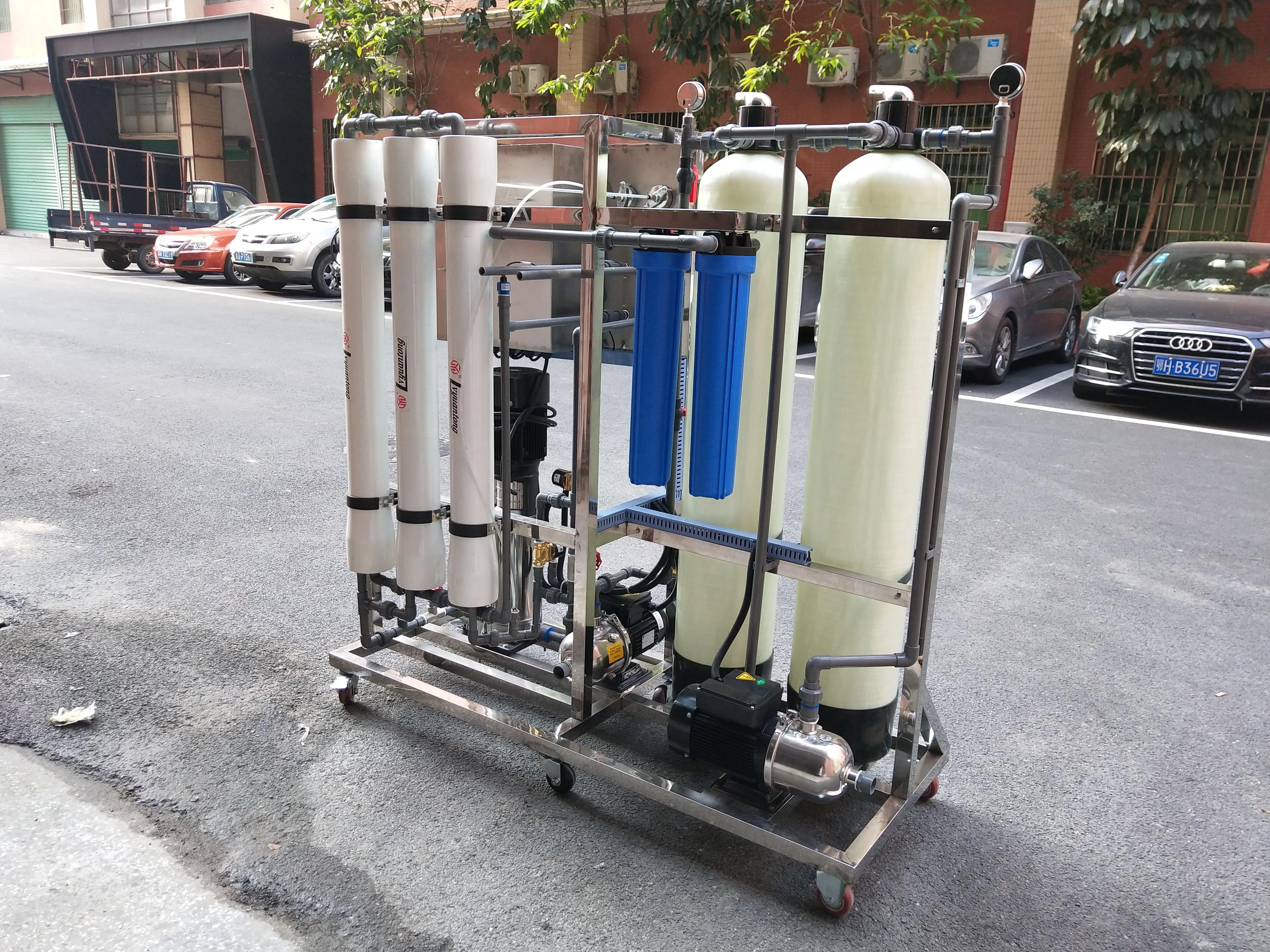 500 Liters Per Hour 132 Gallons Ro Water Filter Pure Water Filtration Machine For Wine Making Reverse Osmosis Desalination Plant