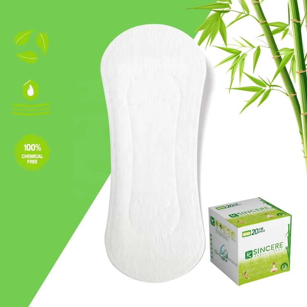 New Design Environmental Protection safe Feminine health Natural corn fiber Daily panty liner