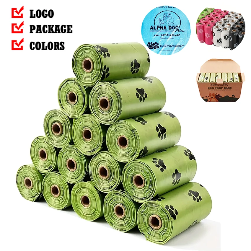 Wholesale Pet Waste Bag Eco-Friendly Plastic Poop Bag For Dogs