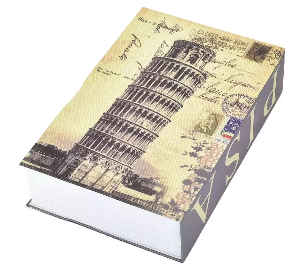 English Dictionary Combination Lock Decorative Secret Book Shaped Bank Safe Money Box