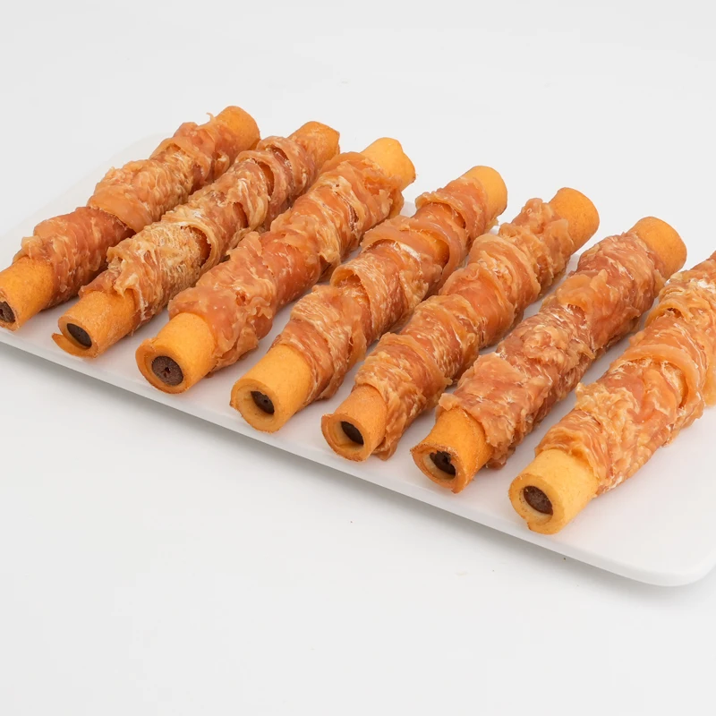 Заводская цена закуски для собак куриное вяленое филе лакомство корм домашних животных курица белая сыромятная свистка