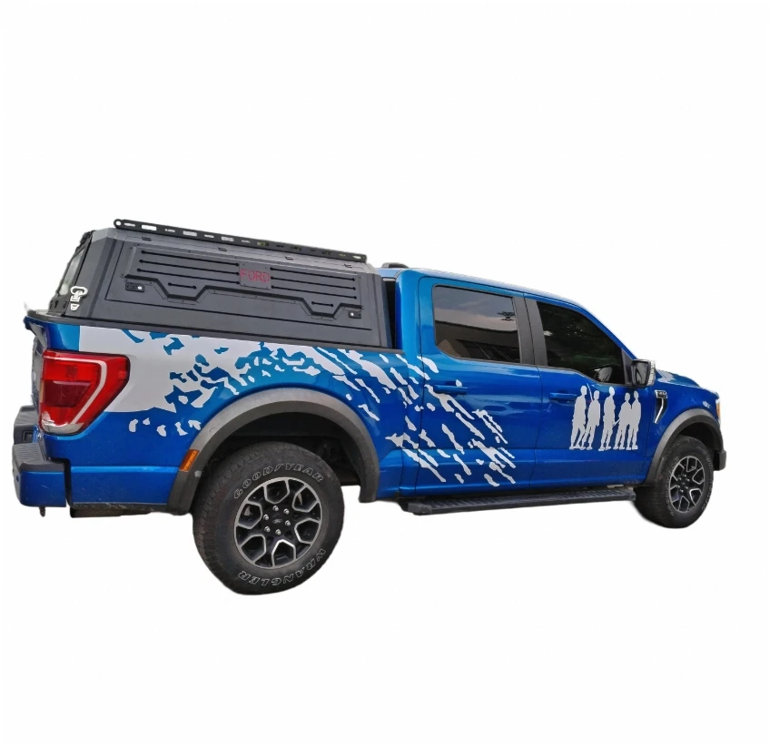 New Arrivals Tri-Fold Retractable Truck Bed Tonneau Cover For Pickup Truck Ford F150