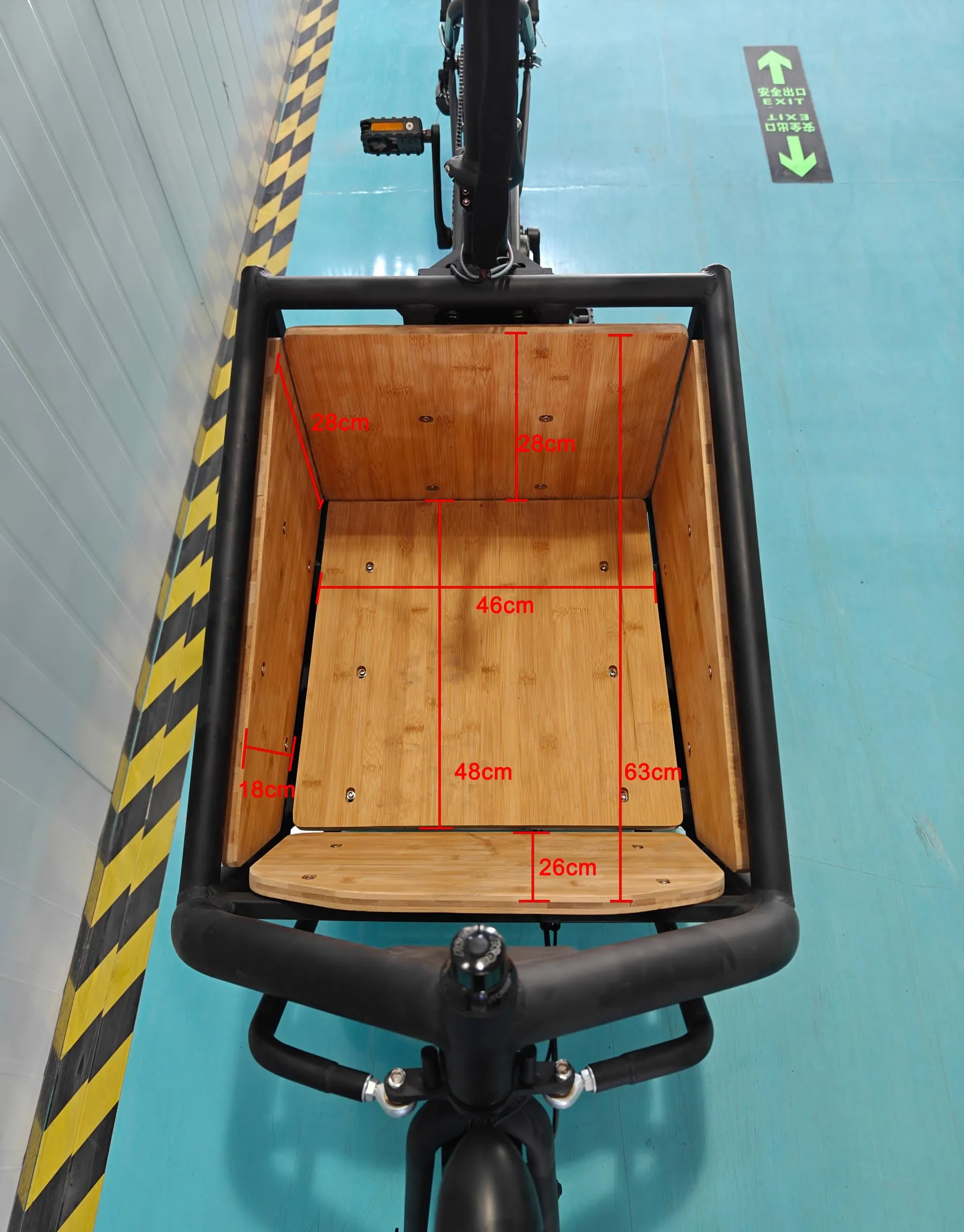 Front loaded wooden box 2 wheel cargo bike 250w 500w 750w hub motor 2 wheel thin tire delivery e bike