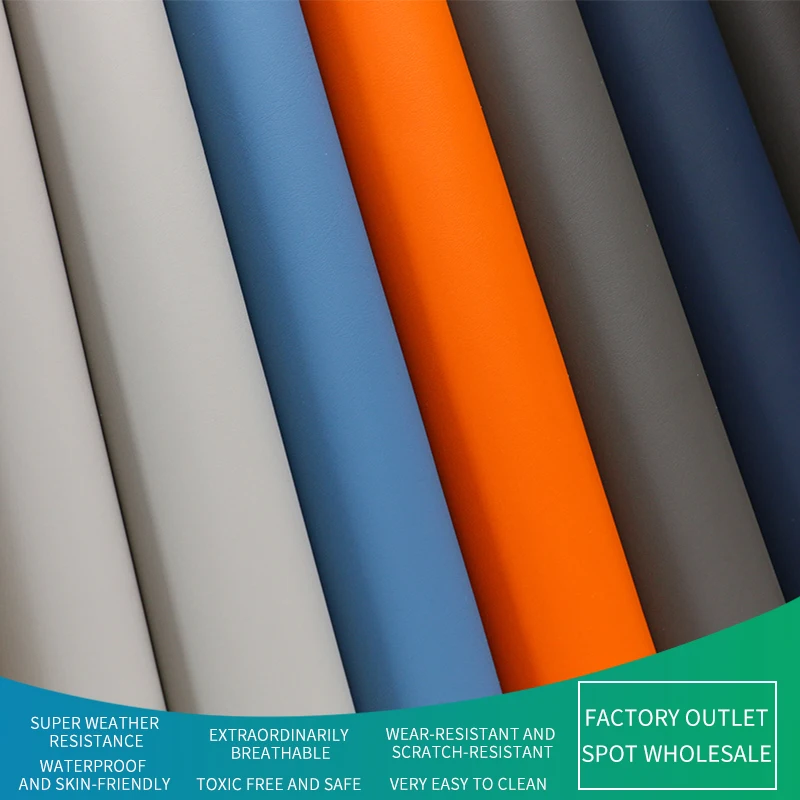 wholesale silicone leather for making car seat interior decoration leather rolls