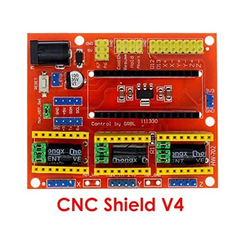 CNC Shield V4 for Engraving Machine 3D Printer A4988 Driver Expansion Board for Arduino Nano DIY KIT
