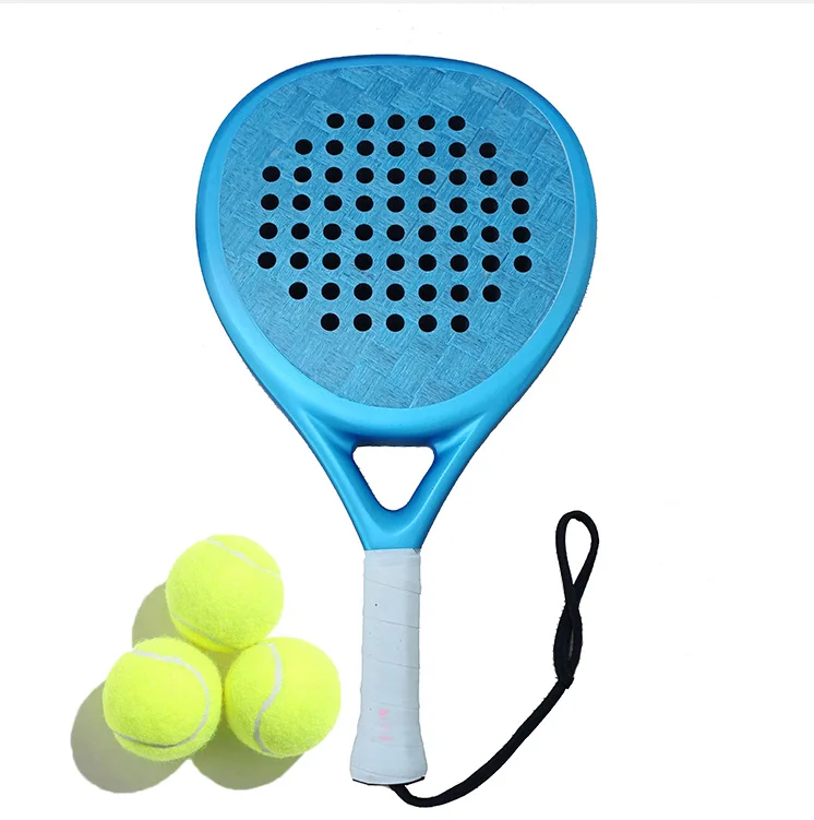 OEM ODM Graphite Fiber Diamond Teardrop Round Shape 38mm thickness professional Padel Paddle Rackets