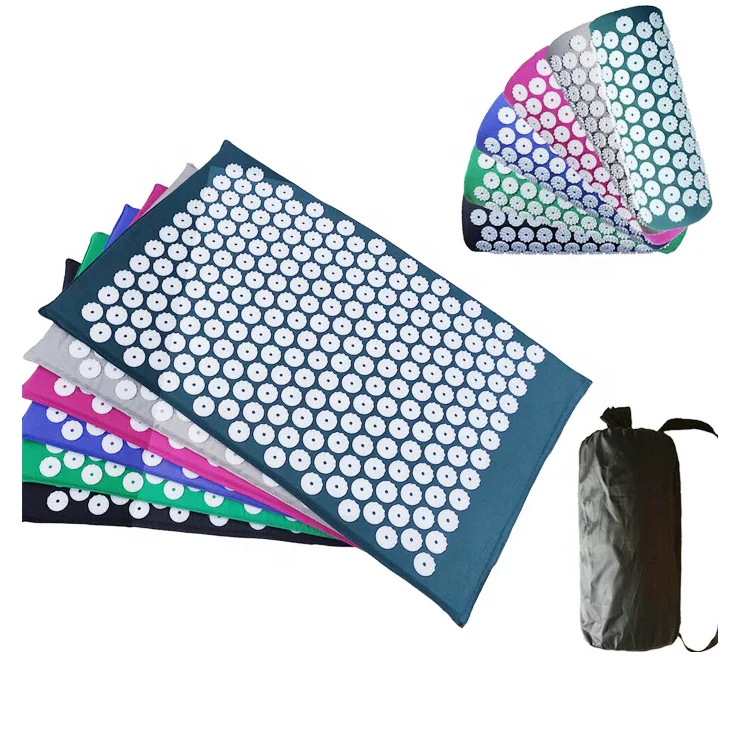 2021 New Item Hot selling Acupressure Mat and Pillow Set acupuncture mat for yoga body massage