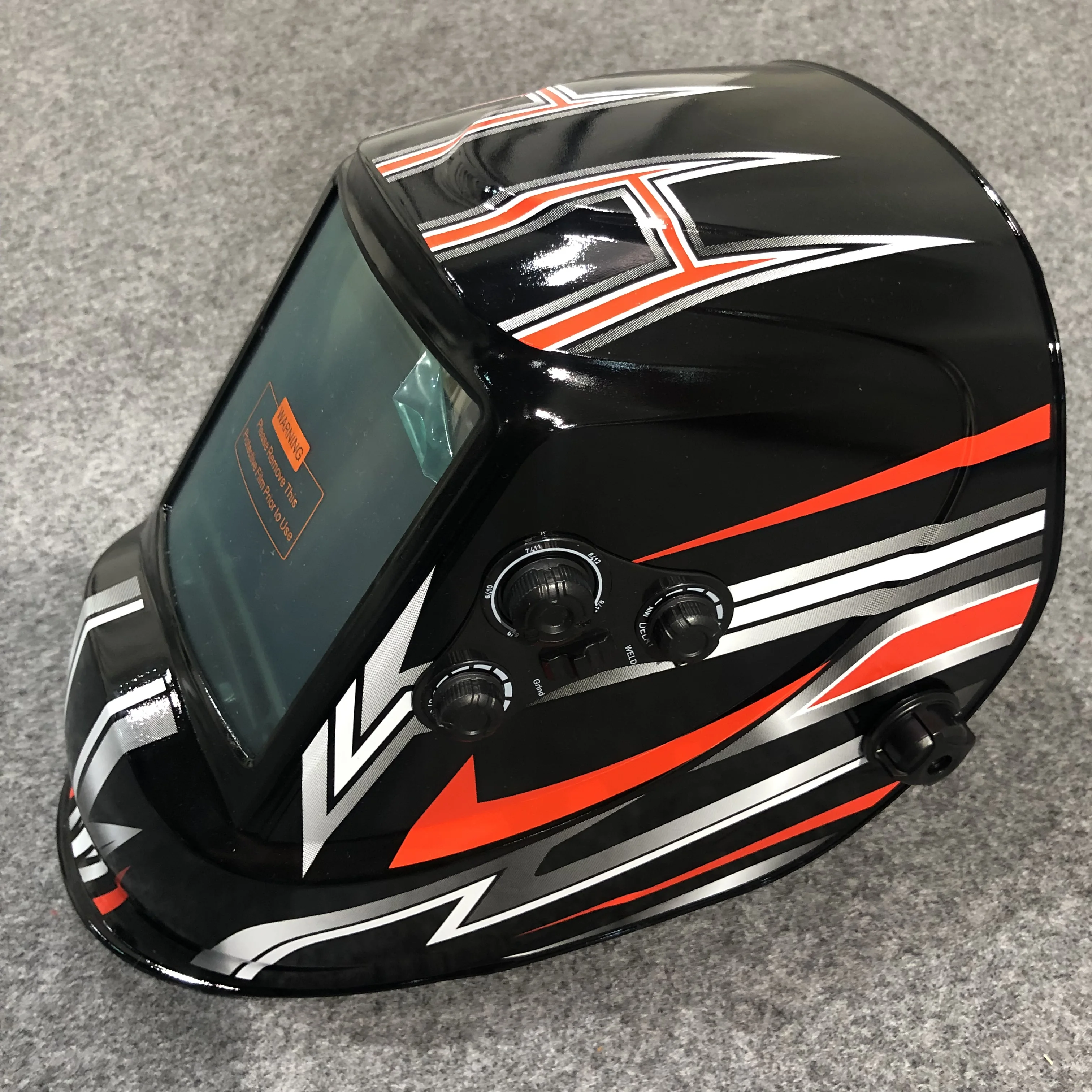 Customized Decals automatic true color TIG Solar Auto darking welding helmet