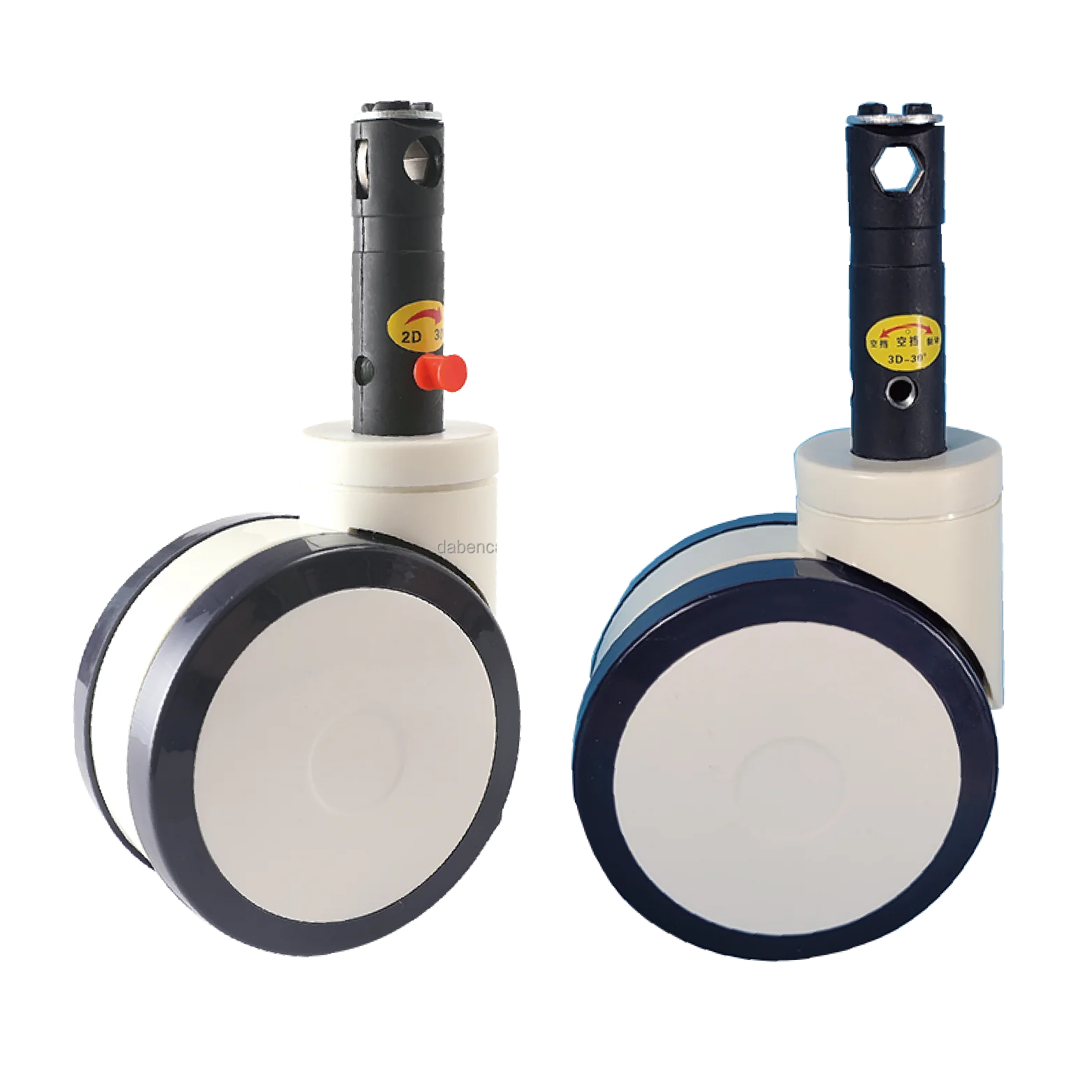 2023 Nice Design Central Lock Medical Castor 5 Inch Pu Wheel Hospital Bed  Castor Wheels