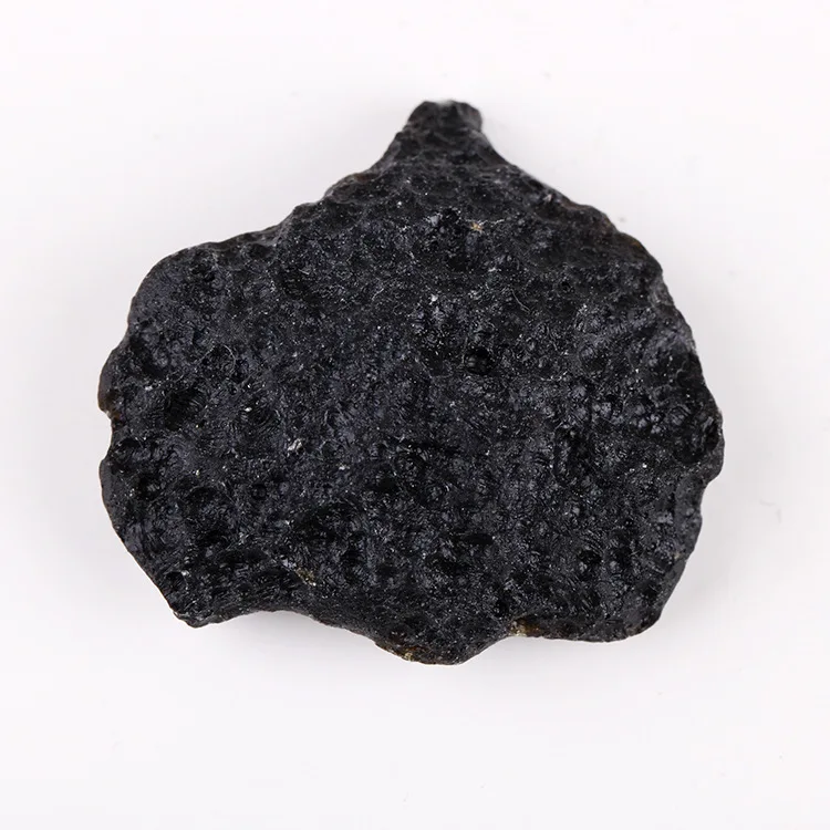 Wholesale Natural rough mineral ore specimen rocks black meteorolite for children