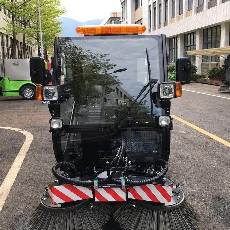 Customized Multifunctional Electric Road Sweeper Street Road Sweeper Machine Four Wheel Road Sweeper