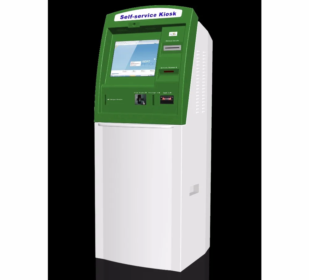 Indoor Touch Screen Popular Self Hotel Check in Kiosk Card /Cash/E-payment Hotel Machine